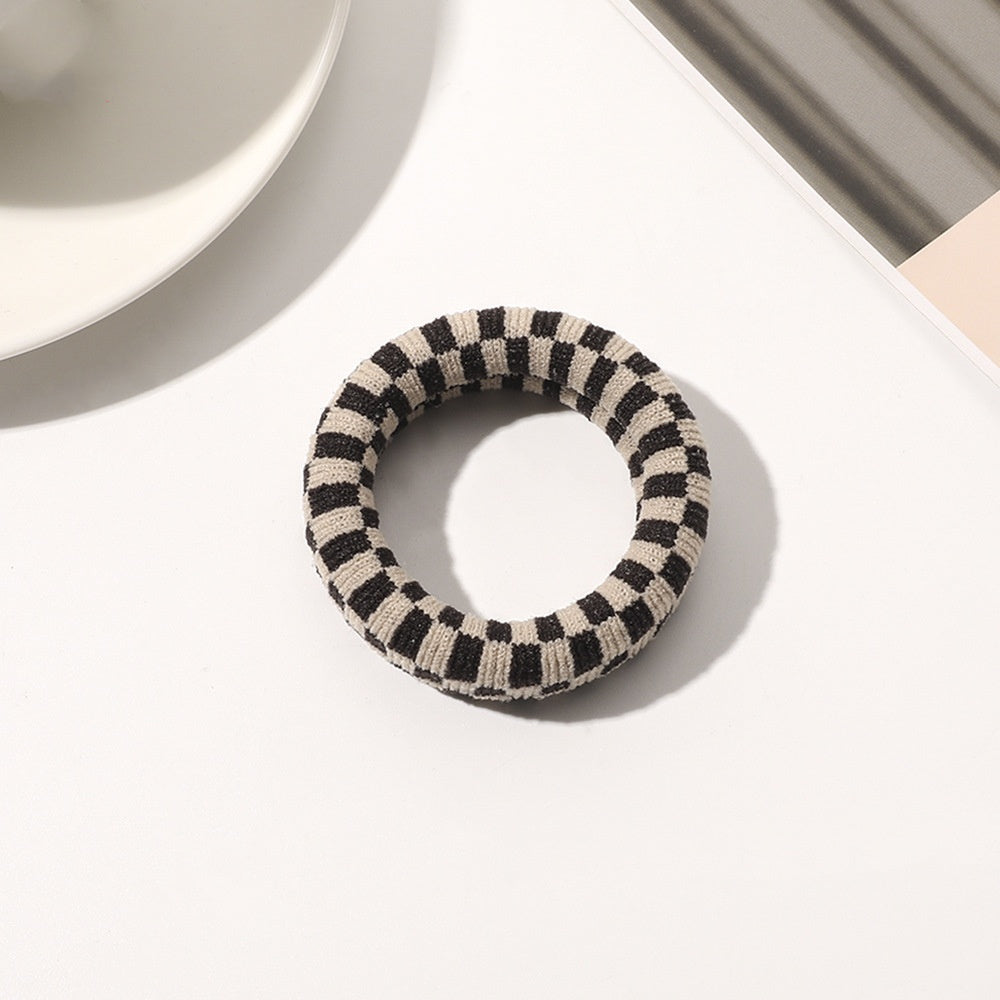 Serviette en caoutchouc grossier Bracelet simple anneau de cheveux