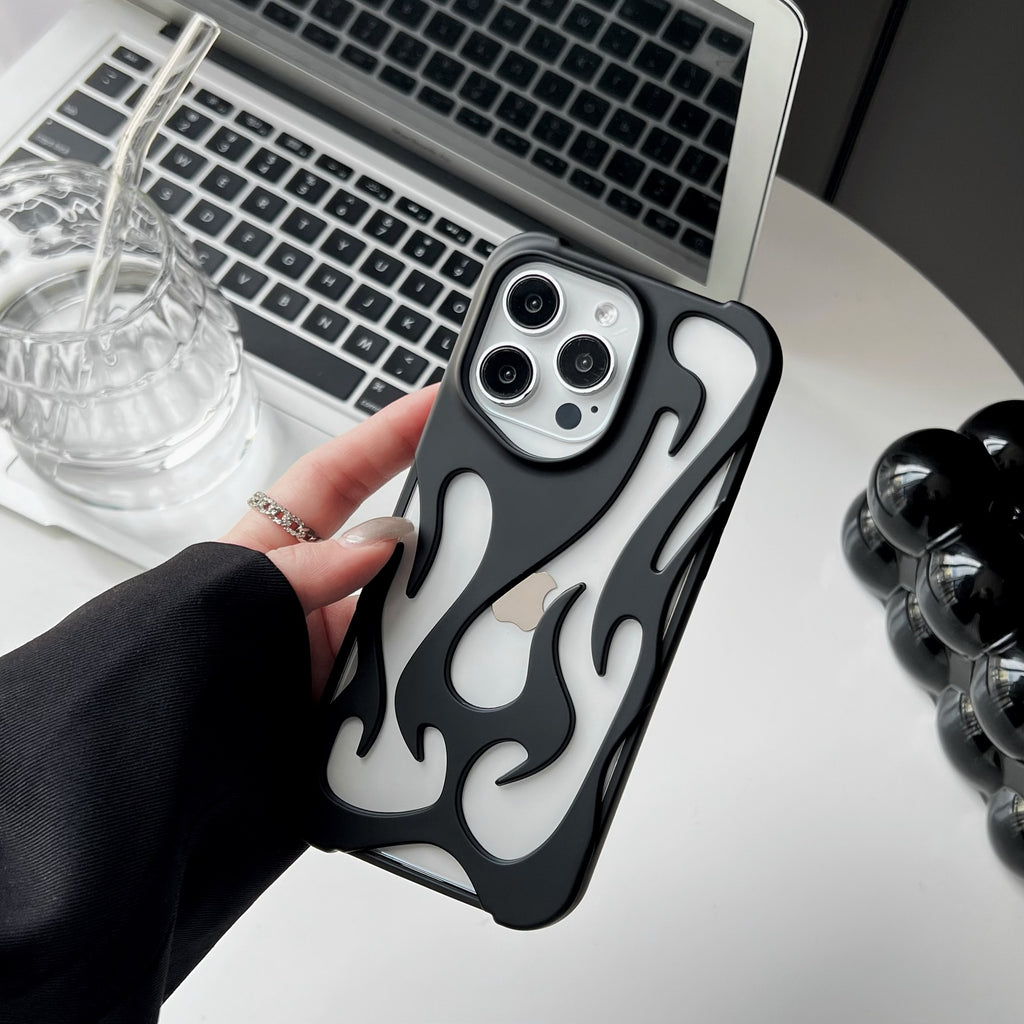 Electroplated hole heat dissipation phone case
