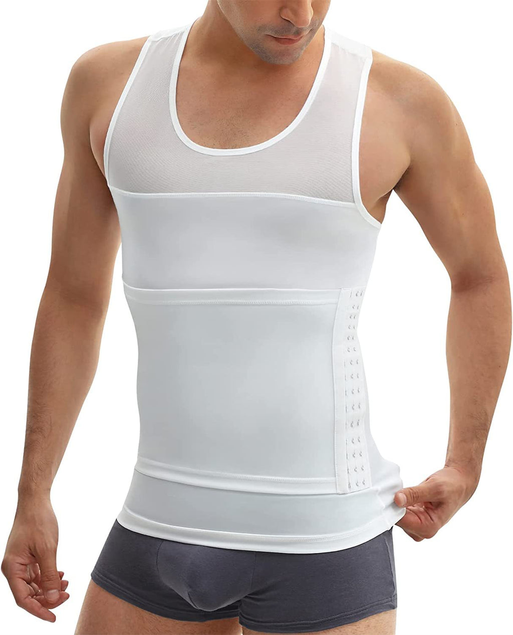 Homme Breasted Belly Shaping Vest Inv