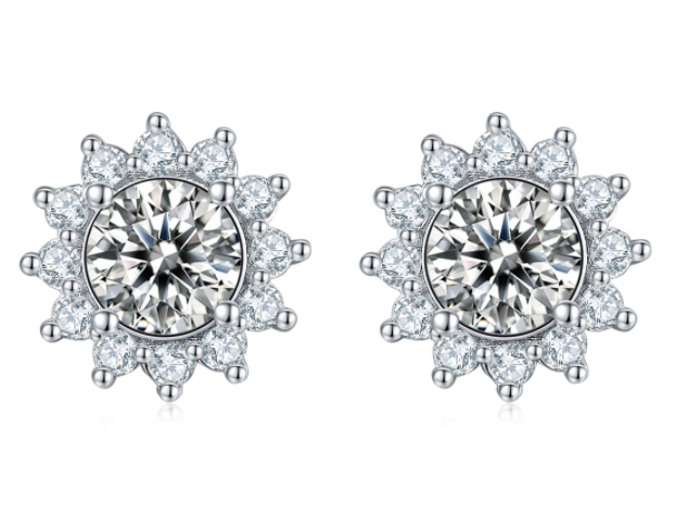 925 Collier en argent Bracelet boucle d'oreille trois pièces