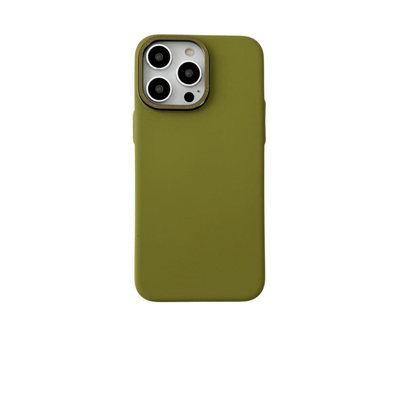 Solid Couleur Grand trou de sable cristal case téléphone