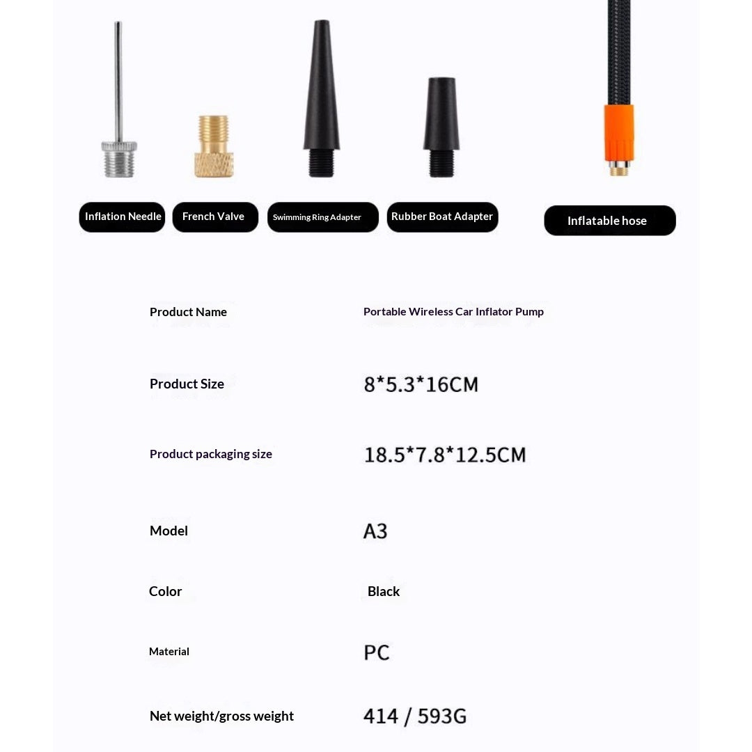Gonflateur de voiture sans fil