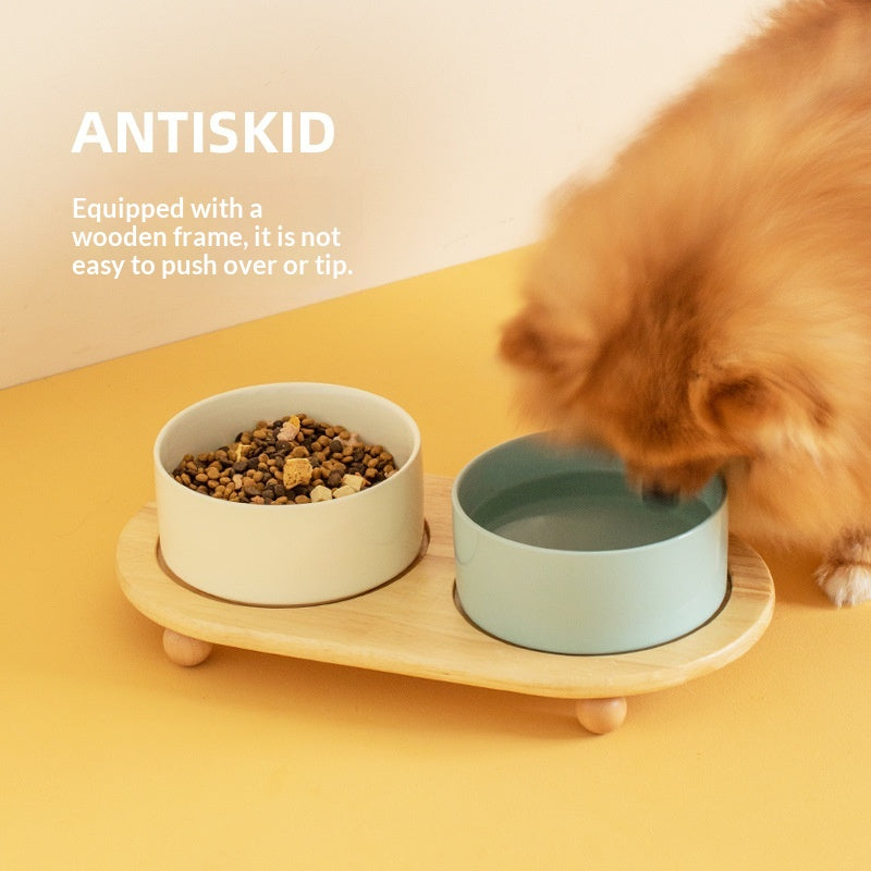 Céramique Cat and Dog Food Bowls Pet Bowl Fournitures