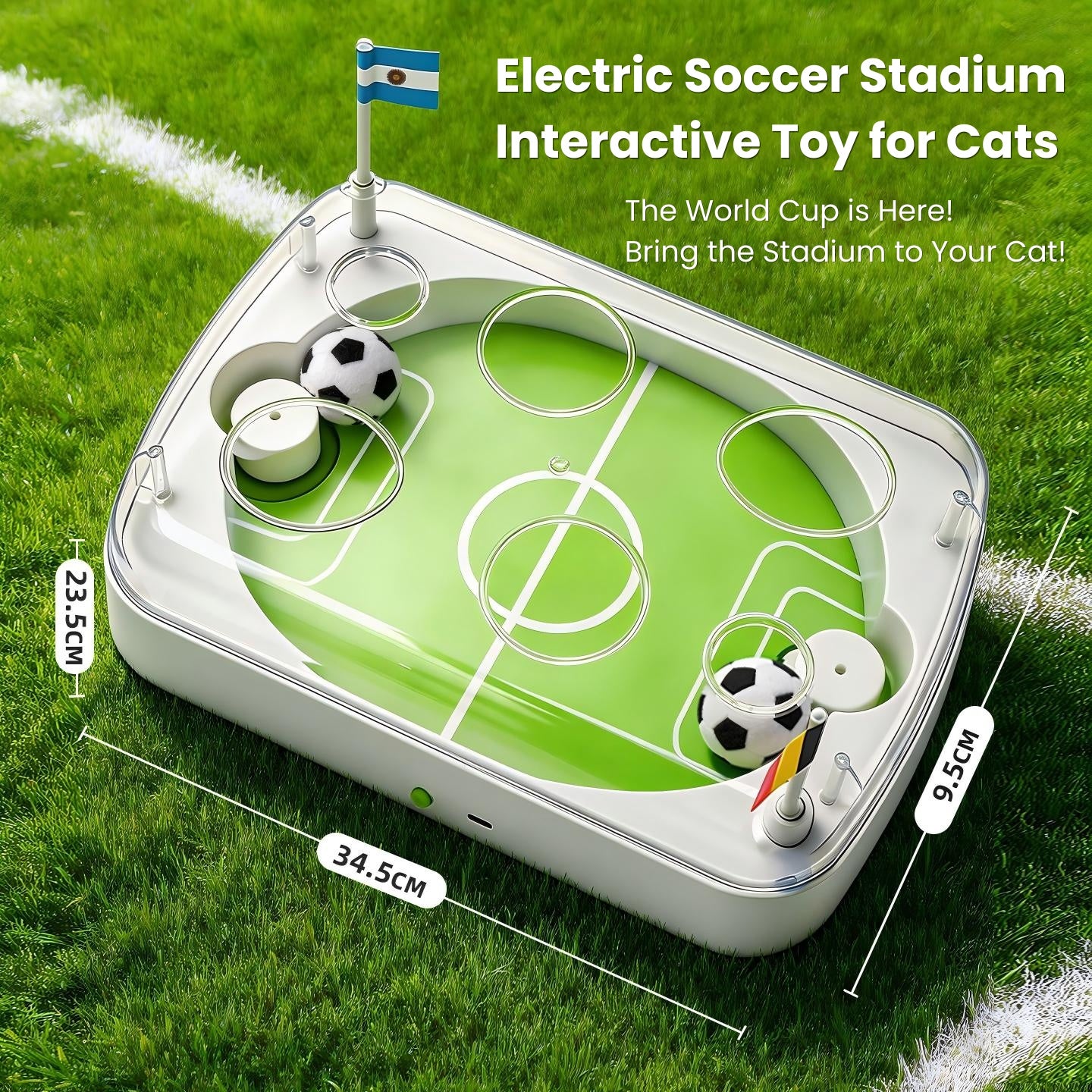 Jouet électrique d'induction de soccer pour le divertissement autonome et le soulagement de l'ennui