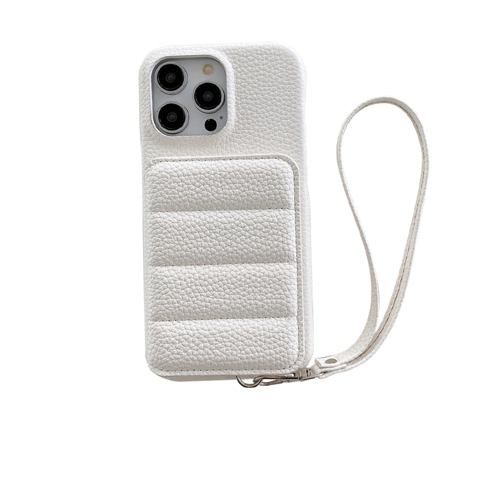 Porte-cartes en cuir résistant à la chute