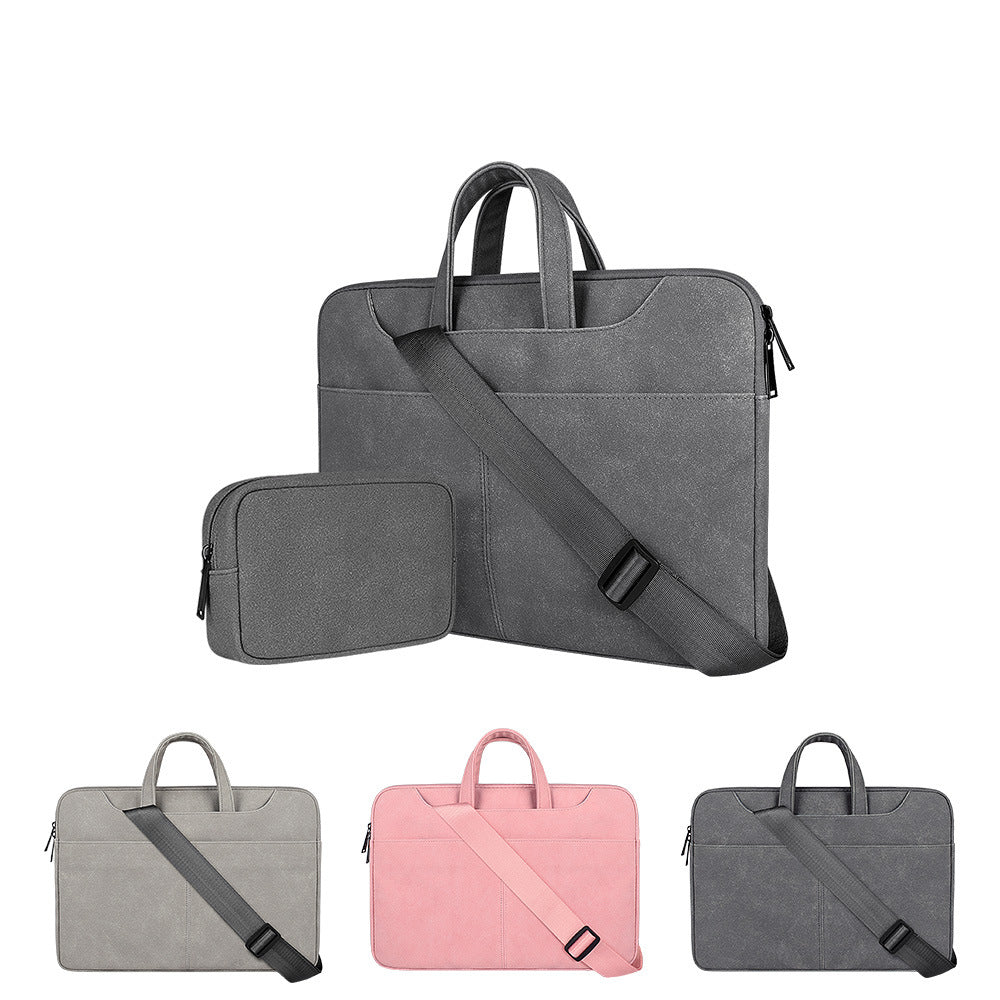 Sac d'ordinateur portable Portable Epaule Frosted PU