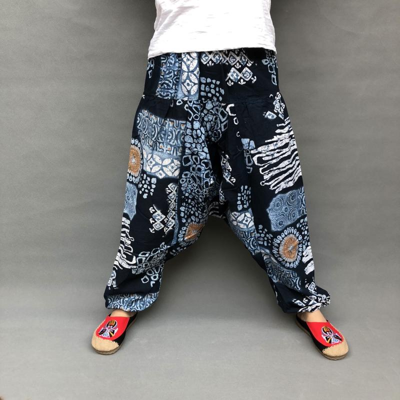 Trendy Plus Taille Loose Lantern Men's and Women's Same Large Crotch Pantalons