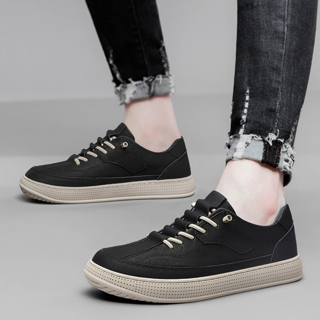 Chaussures de skateboard casual respirant en surface de la tête ronde homme