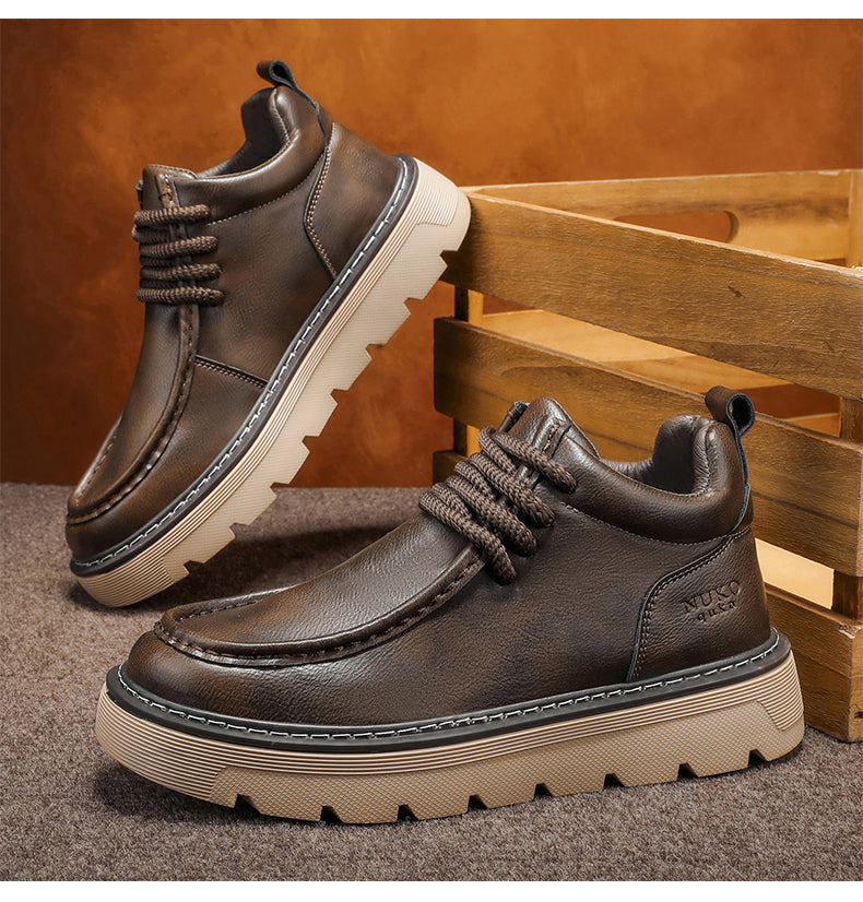 Chaussures de skate polyvalentes de printemps pour hommes mi-haut occasionnel