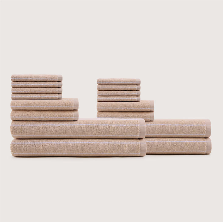 Ensemble de serviette à bande ultrasoft
