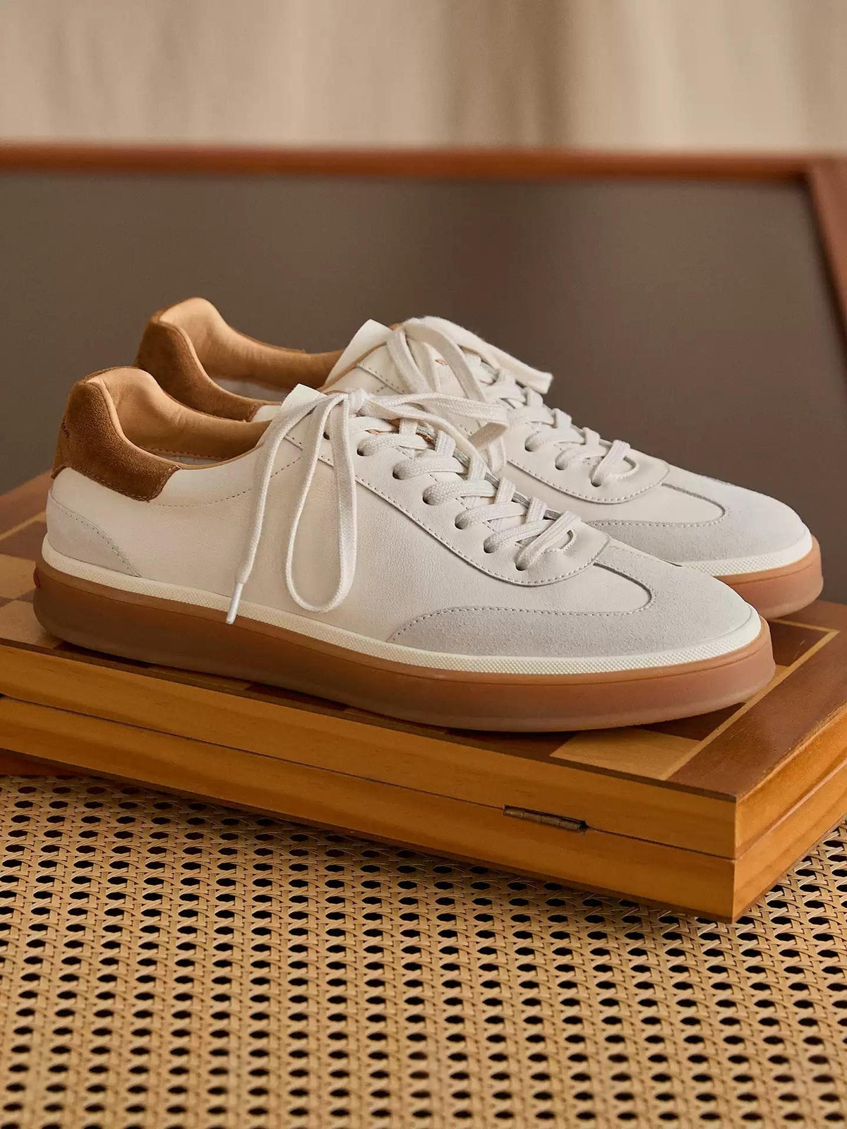 Casual Preppy style Versatile Vintage Bas-top chaussures pour hommes