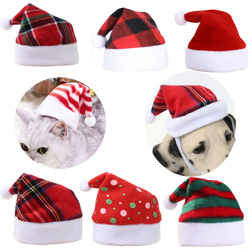 Chapeau de Noël multicolore