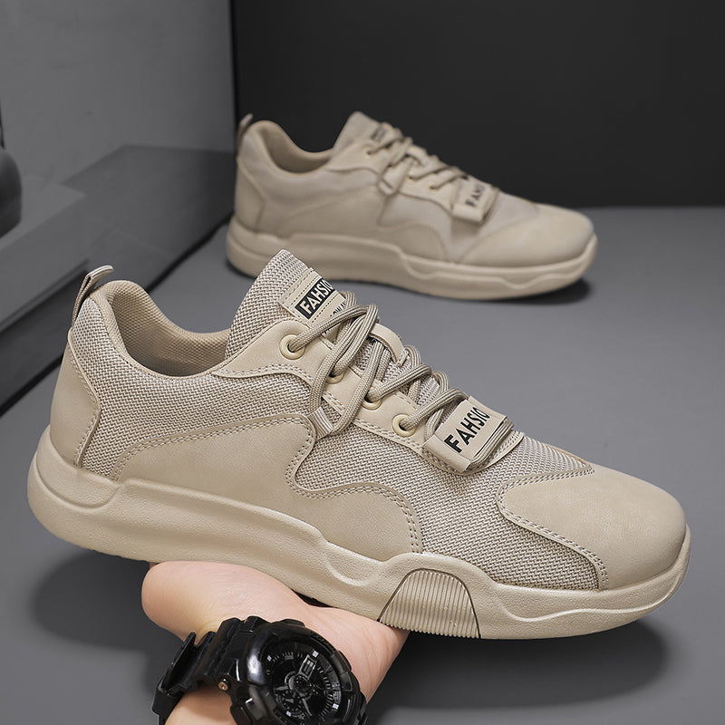 Été tendance Versatile Bas Haut Respirant Hauteur Augmenter Soft Sole Sports Casual Hommes
