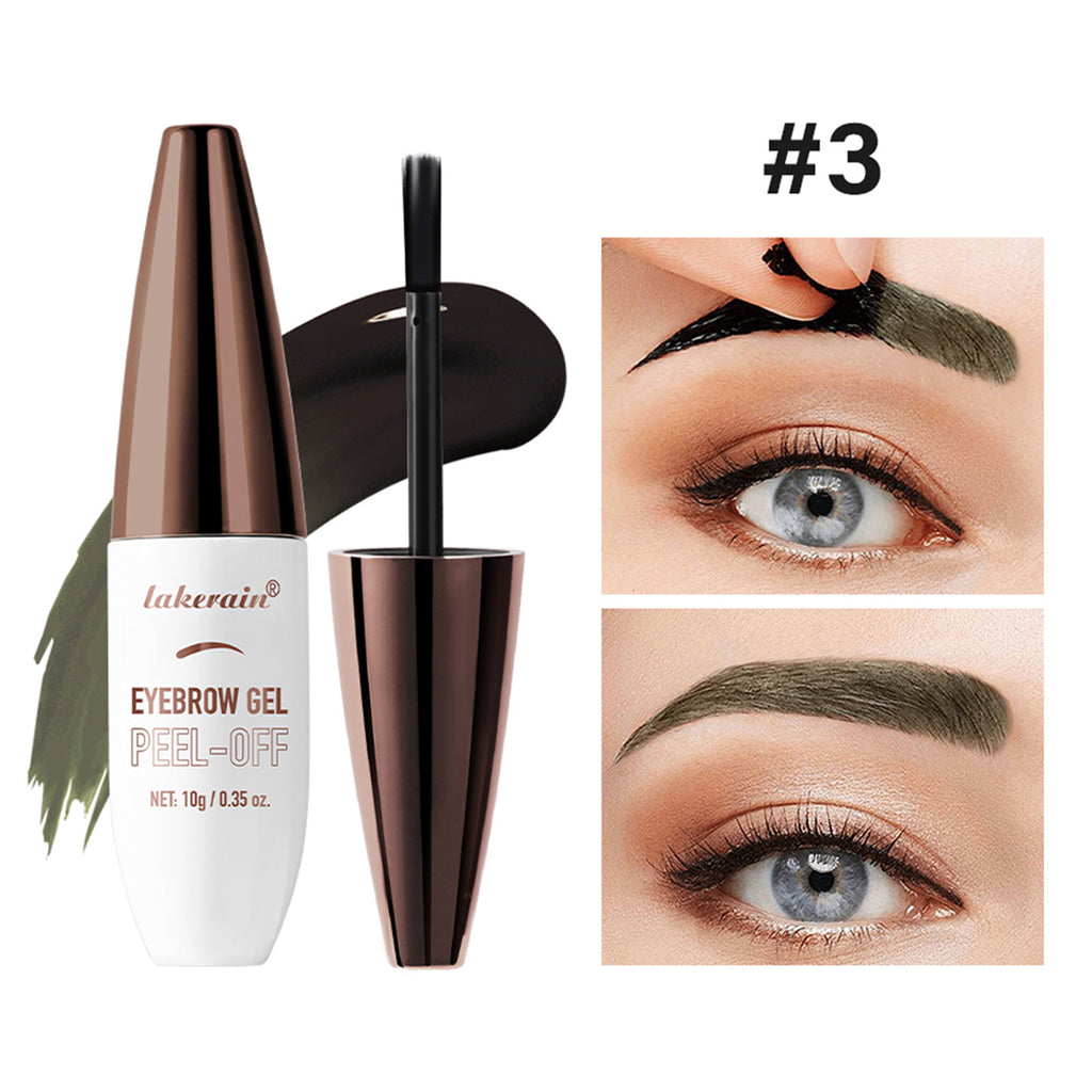 Sourcils sauvages à l'épreuve de l'eau à trois dimensions à l'épreuve de la sueur Crème de sourcils à l'épreuve de la peau