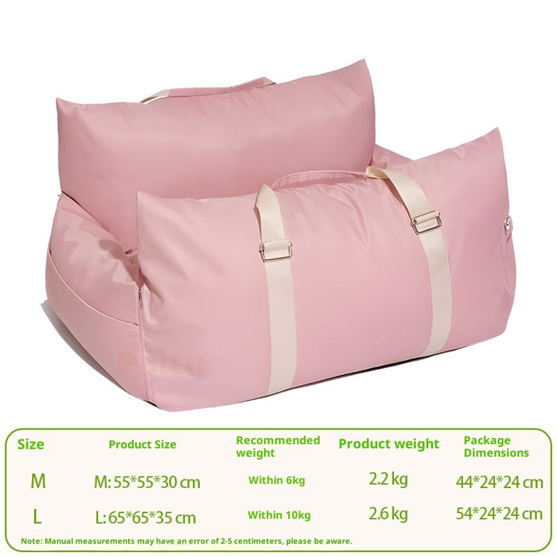 Car Kennel imperméable antidérapant antidérapant antidérapant sac d'animal amovible