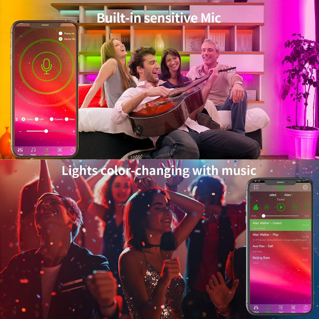 Luminaires LED à distance pour l'éclairage des chambres à coucher
