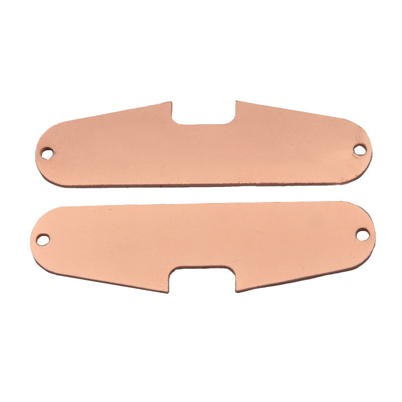 Pickup de guitare électrique simple bobine avec une plaque de base en cuivre