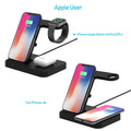 Chargeur sans fil Chargeur sans fil vertical triple en un