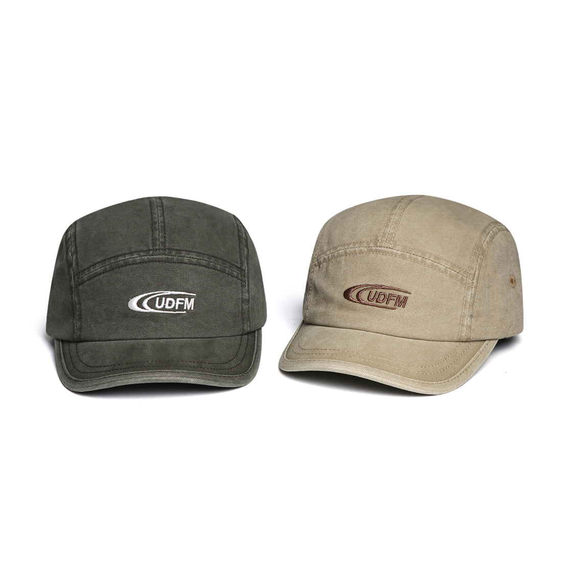 Casquette de baseball lavée rétro avec bride courte