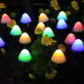 Lumières de chemin de champignons à LED à énergie solaire