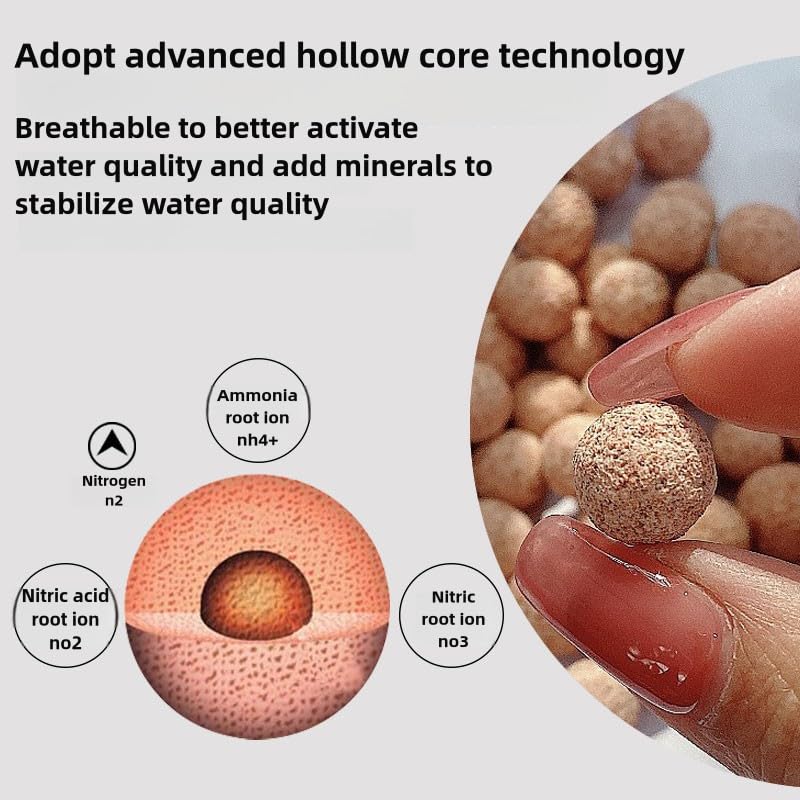 Bio Balles pour filtre à aquarium Média Étang Filtre Matériel Céramique Anneau Aquarium pour poisson Ta