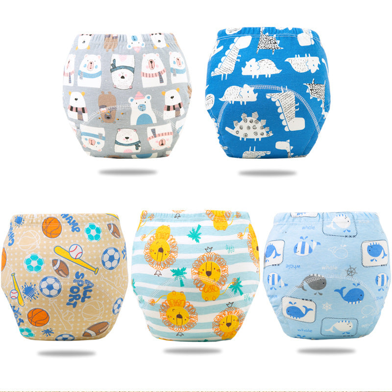 Pantalons d'entraînement de toilette bébé Pure coton imperméable Couche lavable