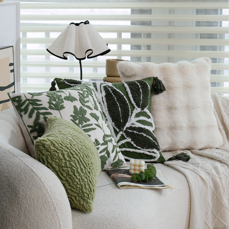 Oreiller de lit Retro Green Canapé