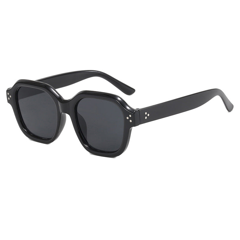 Lunettes de soleil retro grain de riz à la mode avec un style distinctif