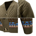 Veste casual pour hommes en tricot