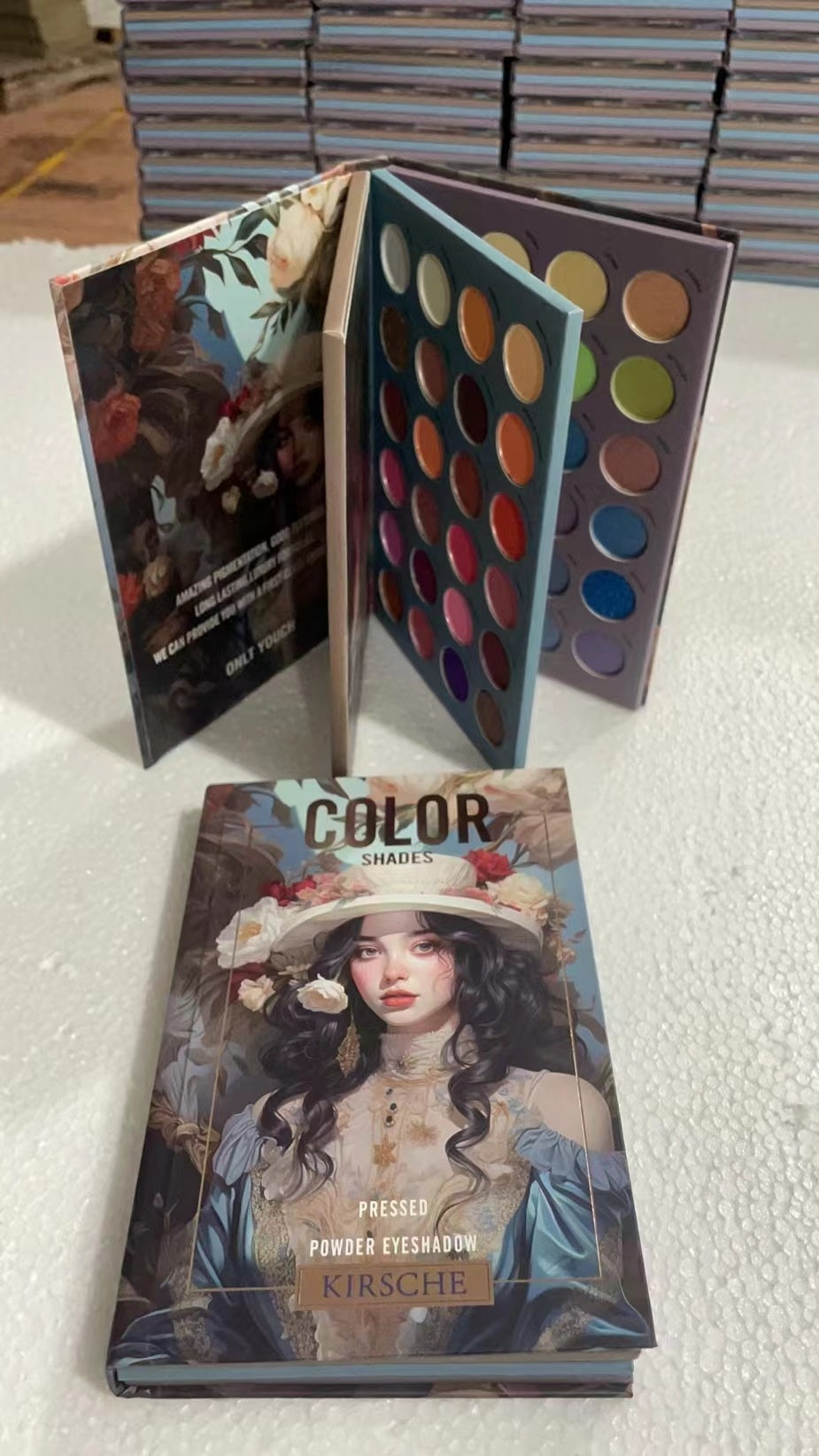 Longue durée et ne fade 72 livre de paupières couleur