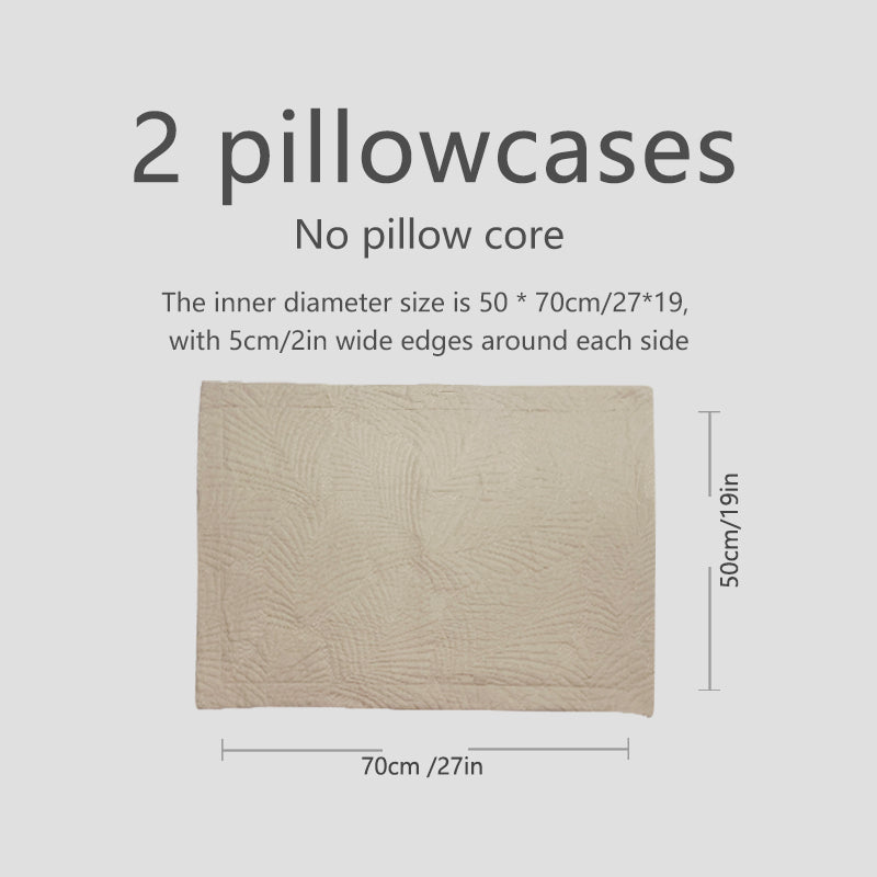 2 Paquet Coton Remplissage Oreiller Couché 50x70cm 27x19en 3D Broderie Dimensionnelle Envelo