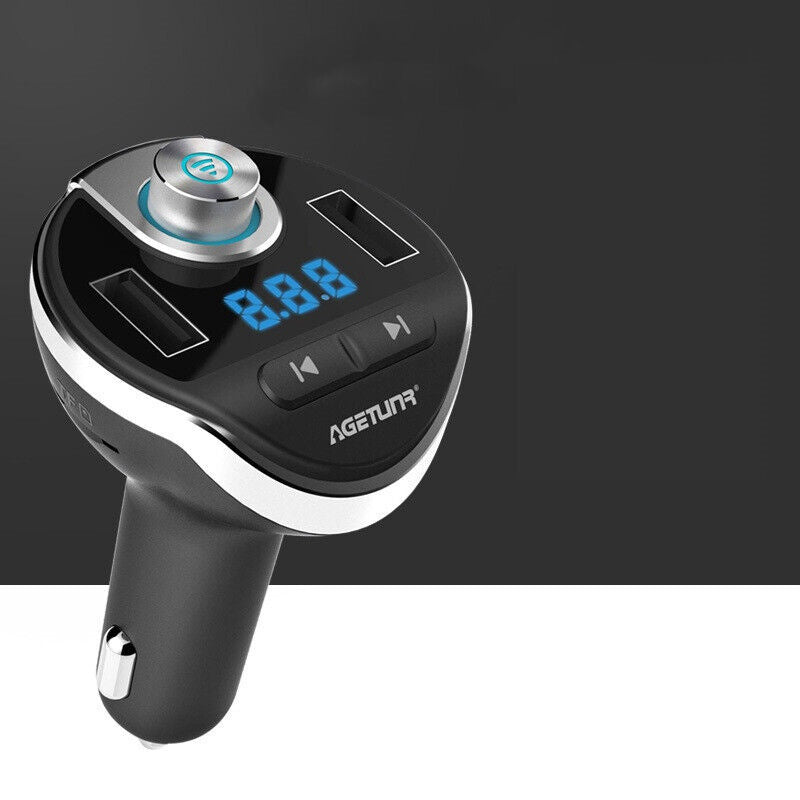 Voiture Bluetooth T20 Emetteur FM sans mains Chargeur de téléphone MP3