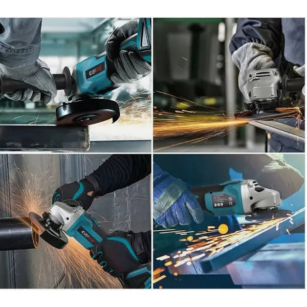 Grinder à angle de 125mm Grinder de batterie coupe-arrêt Grinder Flex pour Makita