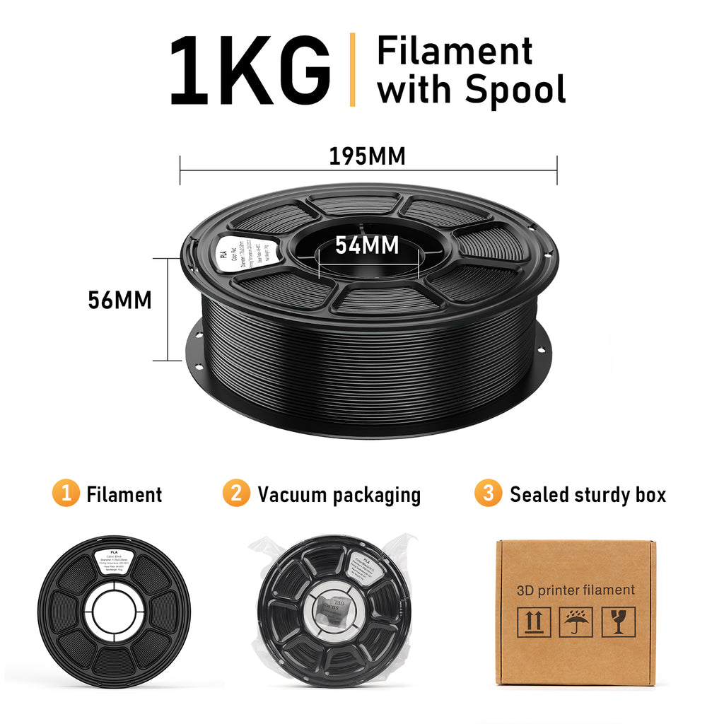 PLA 3D Imprimante Filament 12 Pack