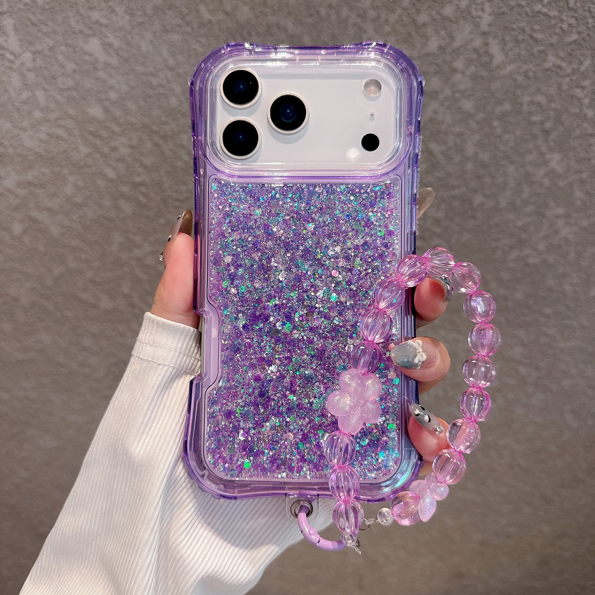 Boite téléphonique de style sud-américain avec 3-en-1 Glitter Epoxy Drop-proof Design Et A