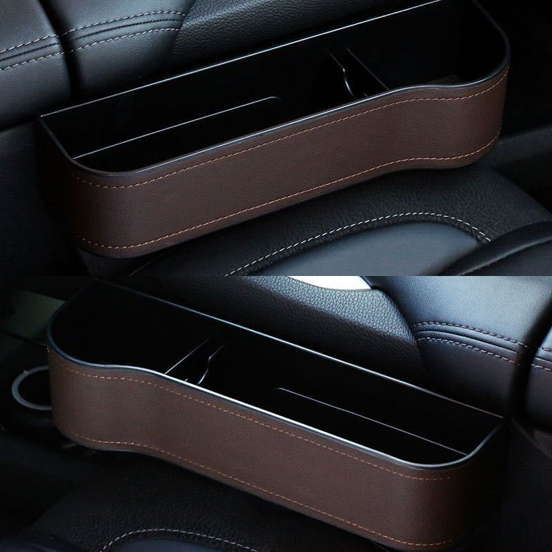 Boîte de rangement en cuir PU