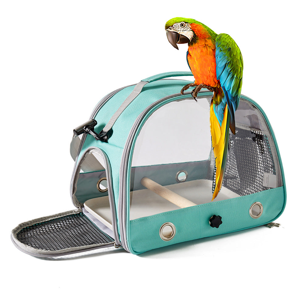 Porte-oiseaux Portable Petit sac d'animaux de compagnie Cage pliant