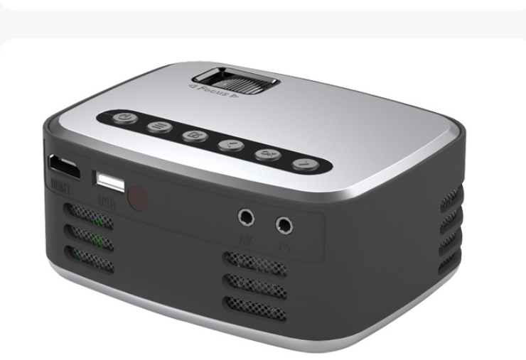 Mini Projecteur Led Home Theater Video Beamer Black
