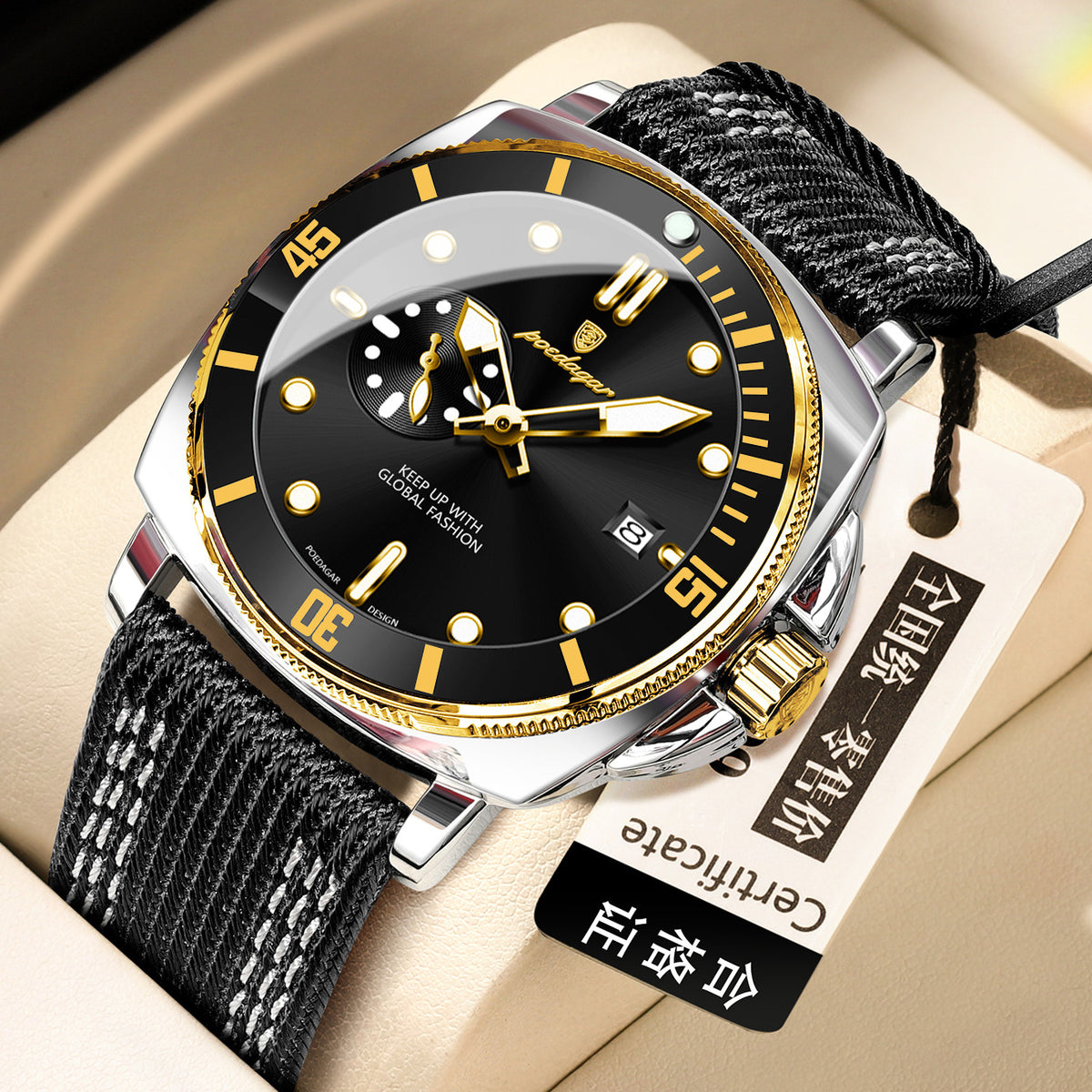 Men's Quartz Belt Watch