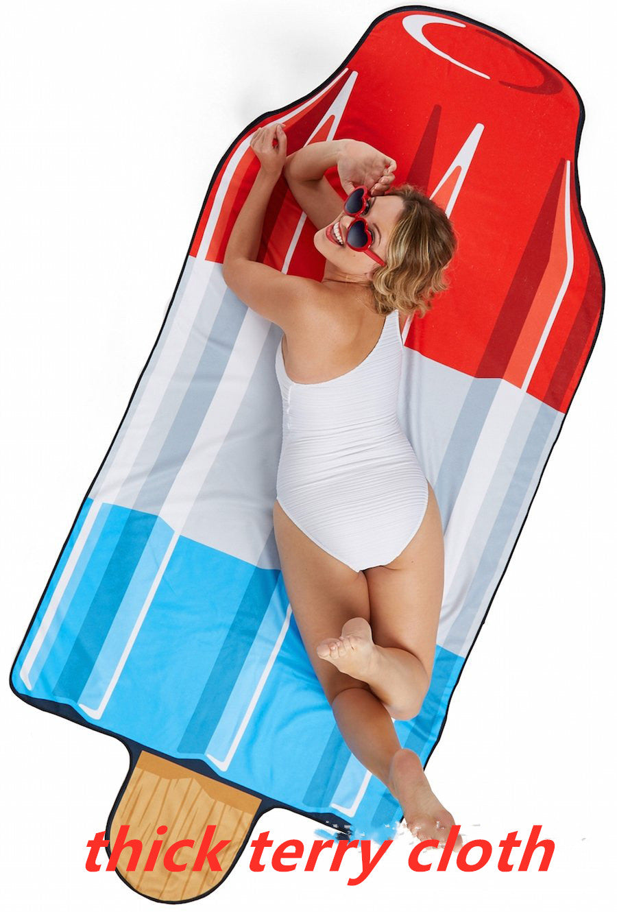 L'eau absorbante et le séchage rapide Serviette de plage Impression Matériel de serviette de bain