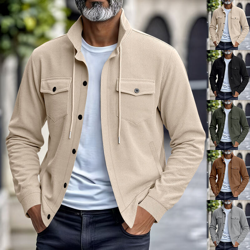 Veste polyvalente à manches longues pour hommes
