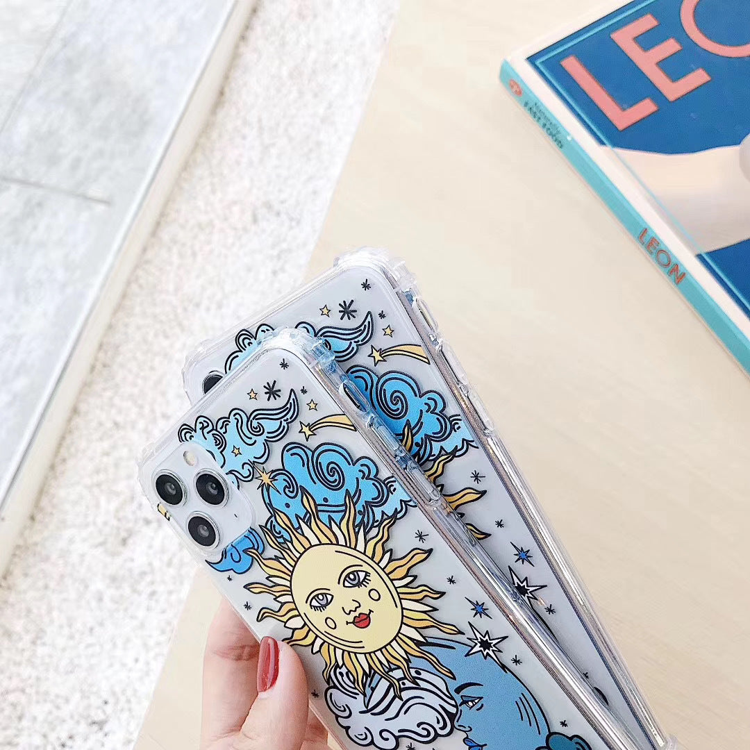 Cas personnalisé de téléphone anti-goutte à quatre corners