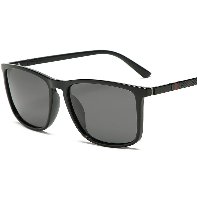 Lunettes de soleil polarisé Square Large Frame Plastique