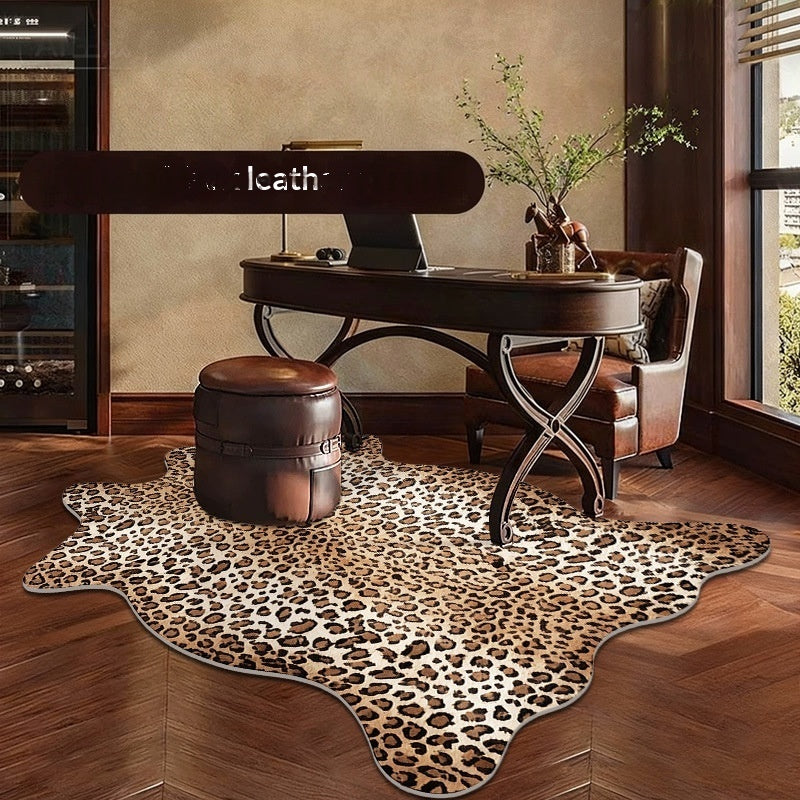 Motif de peau animale Soft Living Room Non Slip Rug