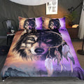 Loup Ensemble de literie en trois parties