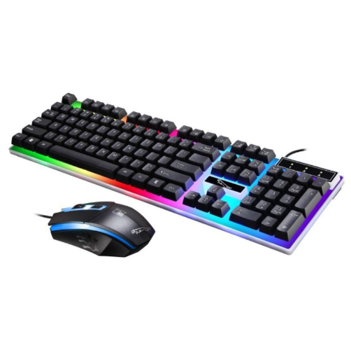 G21 Wired U U Souris et jeu de clavier Éclairage suspendu Sentiment mécanique Jeu de souris et de clé