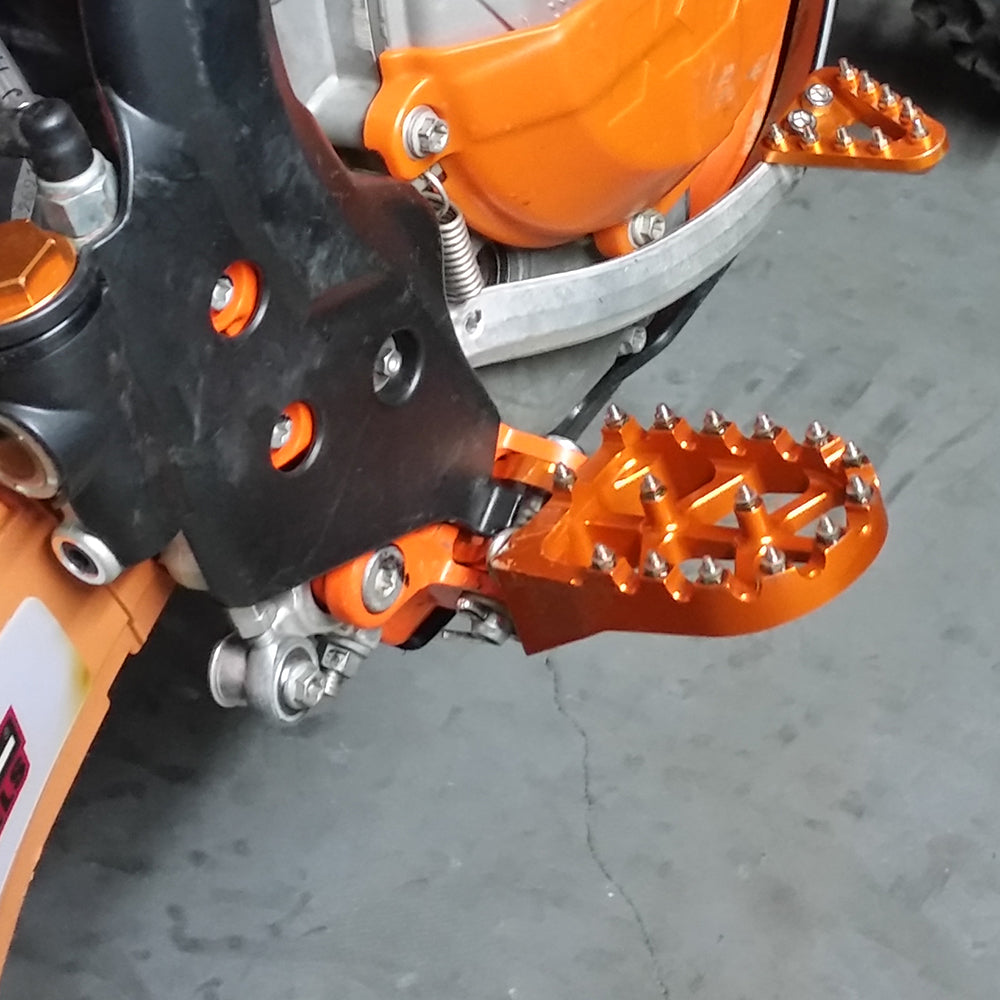 Pédales modifiées Motocross