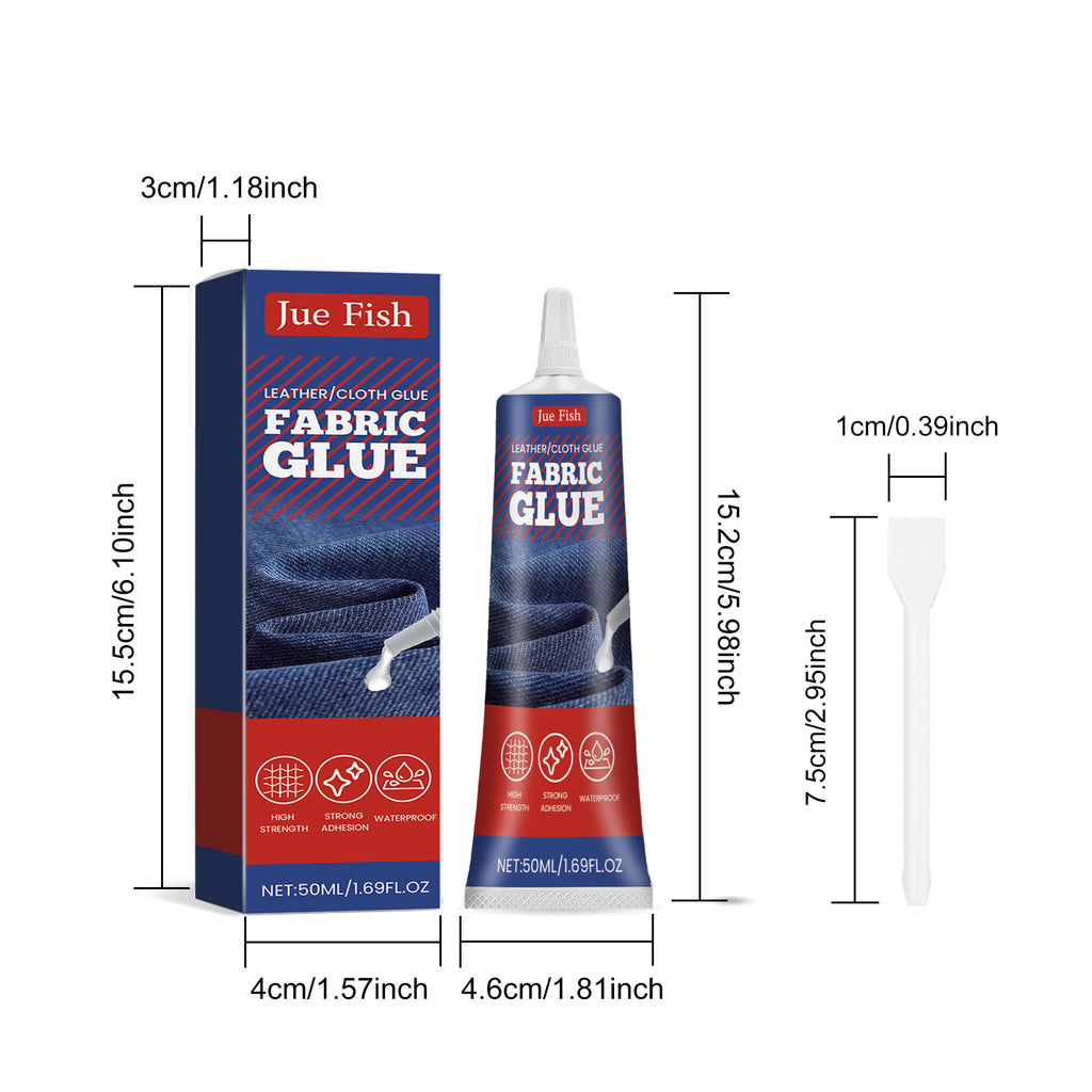 50g Bouteille de tissu Adhésive-1 Scraper1box