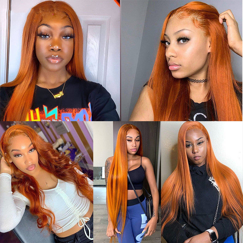 Couvercle de tête droite orange foncé