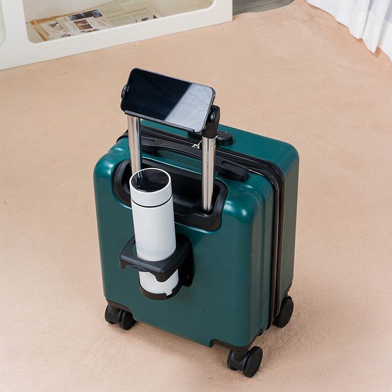 Mini rolling travel suitcase